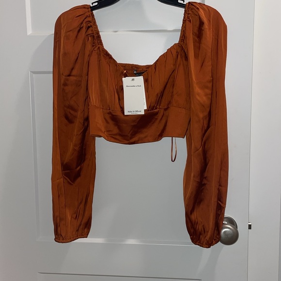 Abercrombie & Fitch Satin Top - Picture 3 of 9